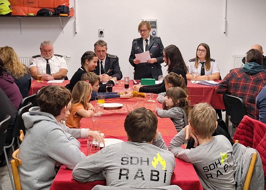 Výroční schůze SDH Rabí: „Vaše akce patří k nejlepším v okrese,“ ocenil sbor starosta OSH Jaroslav Šimáček