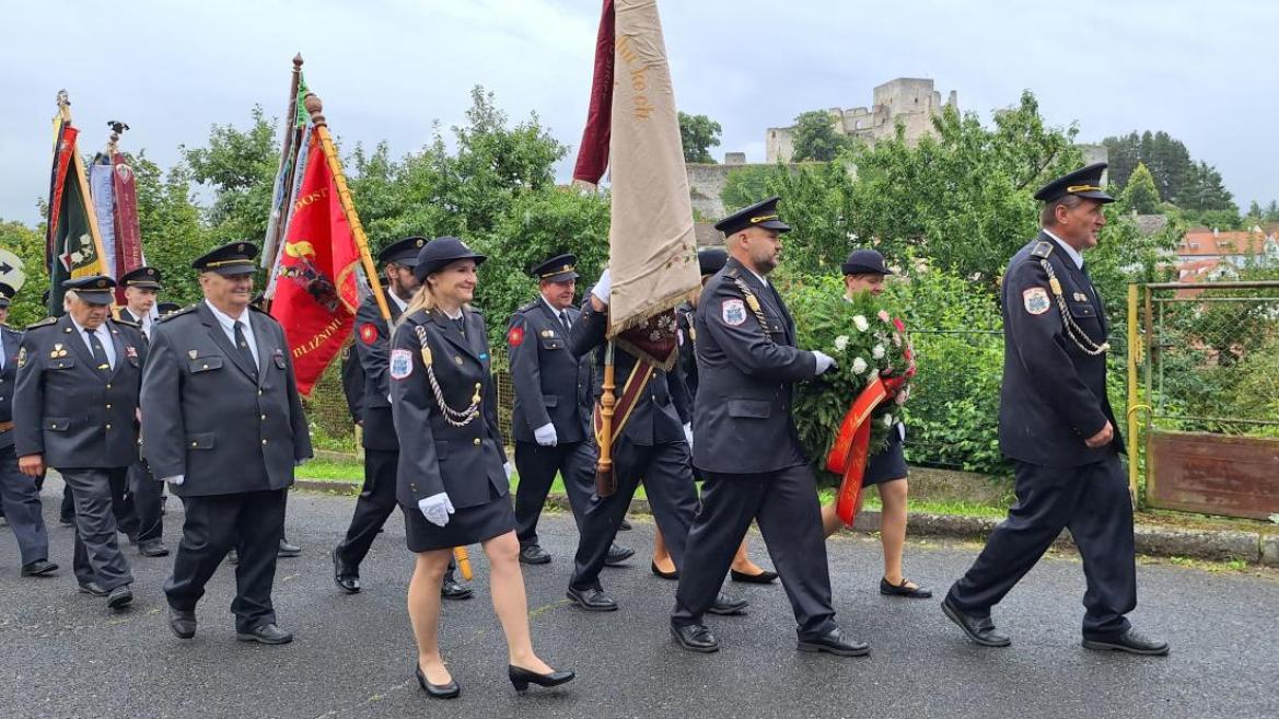 2. srpna 2025 si SDH Rabí přípomělo 140 let od svého založení. Foto: Tereza Freidingerová