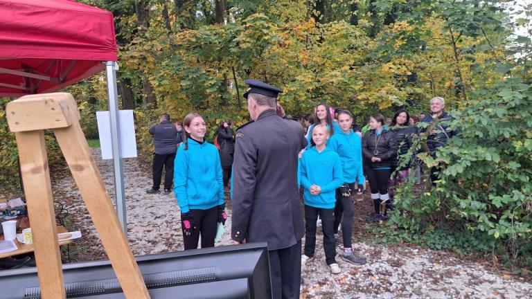 Mladé hasičky z Bojanovic na ZHVB v Bystřici nad Úhlavou. Foto: Tereza Freidingerová