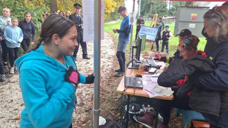 Kája v cíli. Foto: Tereza Freidingerová