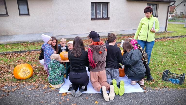 Halloween v Bojanovicích. Foto: Tereza Freidingerová