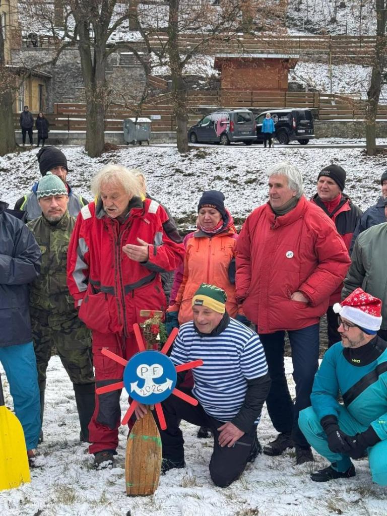 Vánoční splouvání Otavy. Foto: Jaroslav Potužník