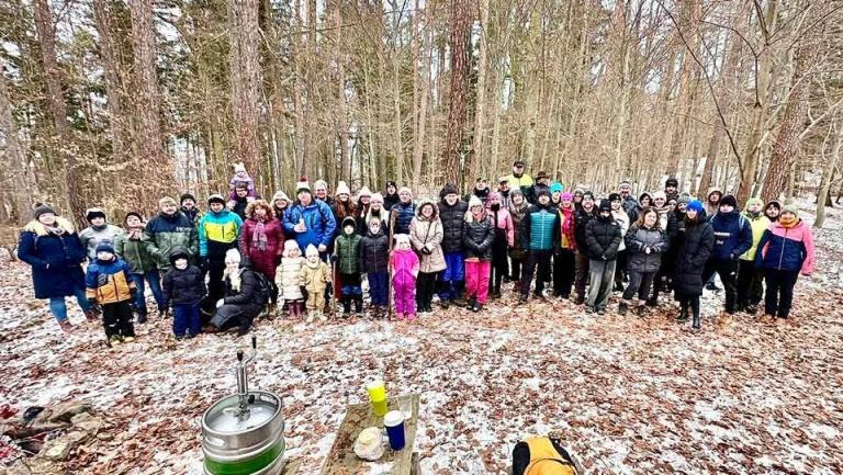 Silvestrovský výšlap Čepických. Foto: Jaroslav Potužník