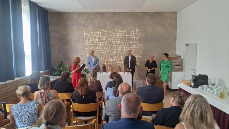 Slatnostní vyhlášení proběhlo v obřadní síni obecního úřadu Velehrad. Foto: Tereza Freidingerová
