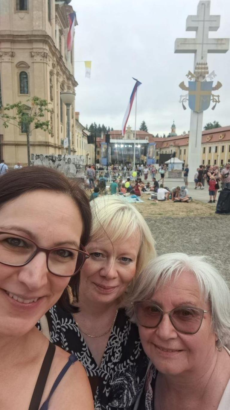 Odměnou nám byla návštěva Velehradu a koncertu Lidí dobré vůle. Foto: Tereza Freidingerová