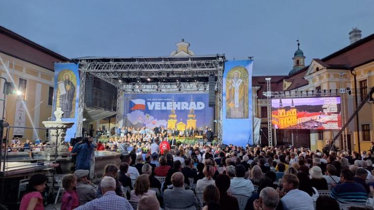 Odměnou nám byla návštěva Velehradu a koncertu Lidí dobré vůle. Foto: Tereza Freidingerová