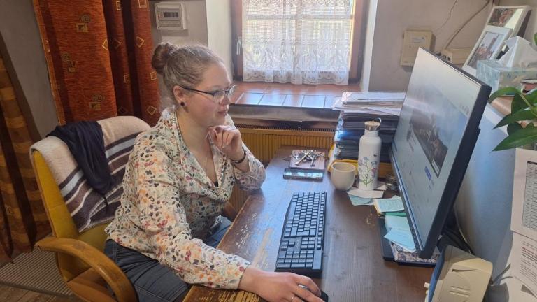 Hana Rudová, od 1. dubna 2026 nová kastelánka státního hradu Rabí. Foto: Tereza Freidingerová